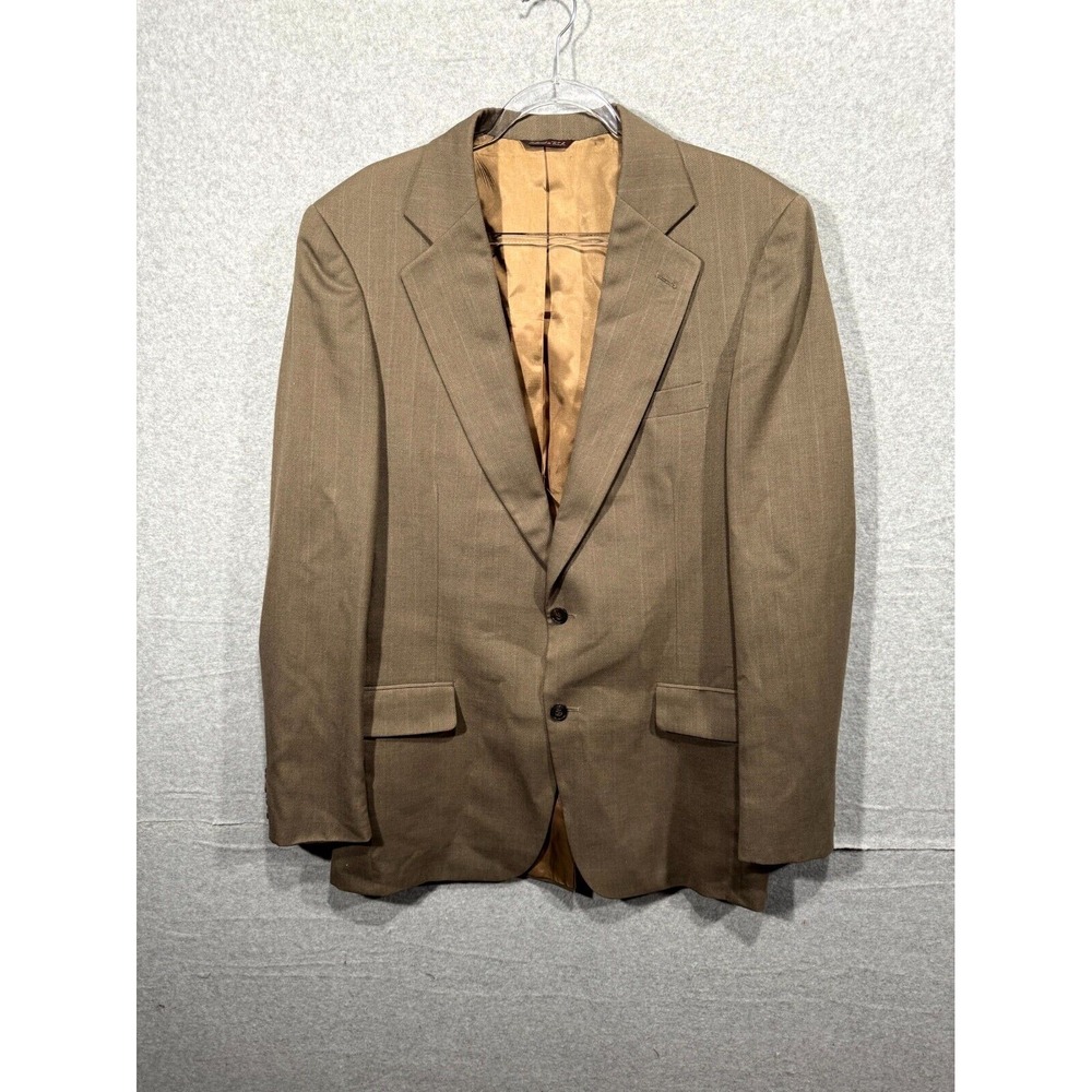 Justers Missesotan Blazer Mens 40 Jacket‎ Sport Coat Button Front Pockets Brown